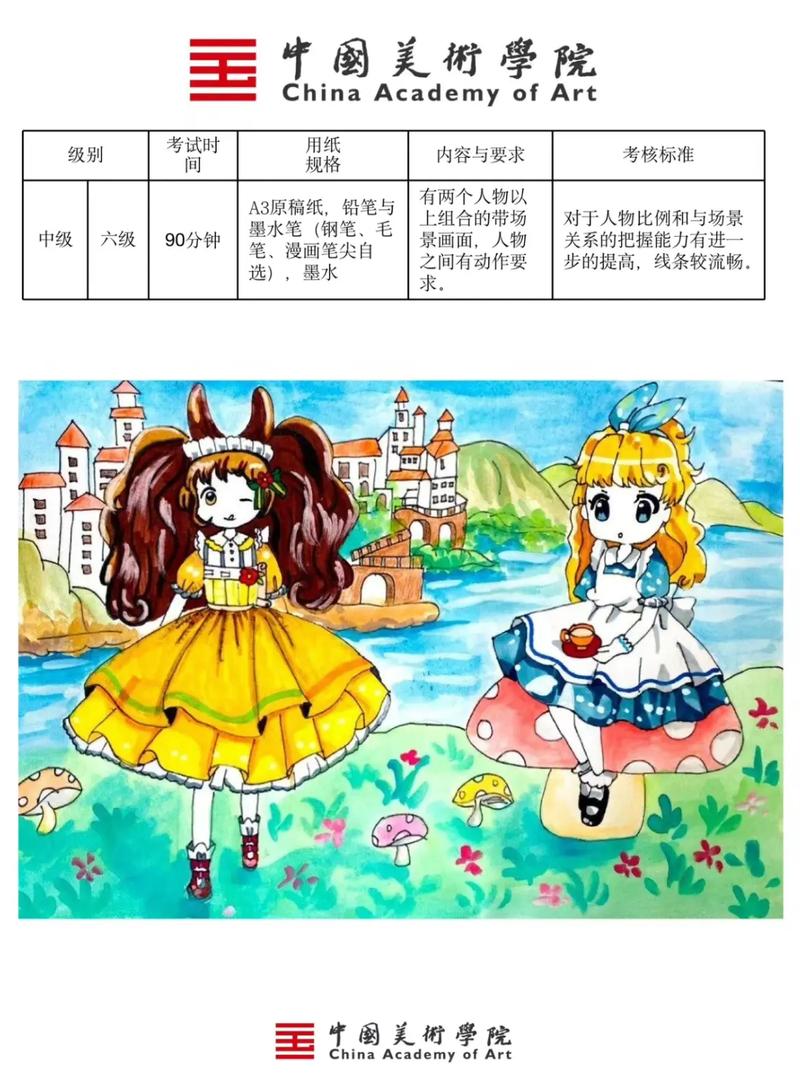 中国美术学院考级漫画2